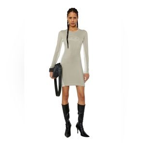 Diesel D-Ovald Long Sleeve T-Shirt Dress